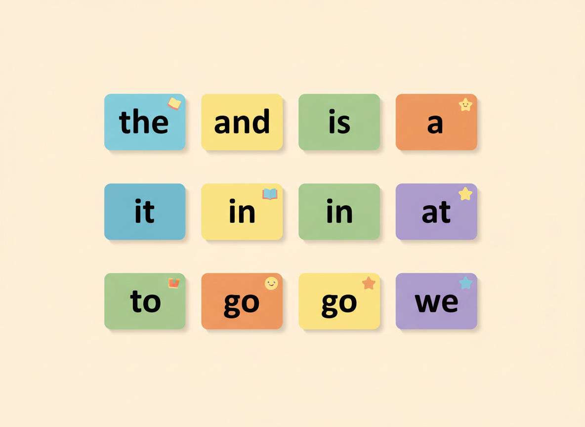 Sight Word Flashcards printable preview